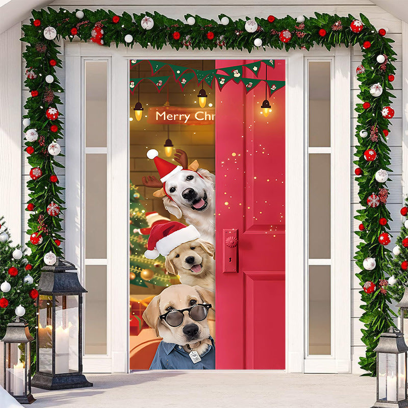 🎅 Weihnachtszauber an der Haustür! – Festliche Weihnachtsdekoration für Tür & Eingang – bringt sofort Weihnachtsstimmung & ist einfach anzubringen 🎄✨
