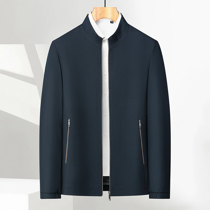 Men's Standing Collar Zipper Casual Jacket(50% OFF)