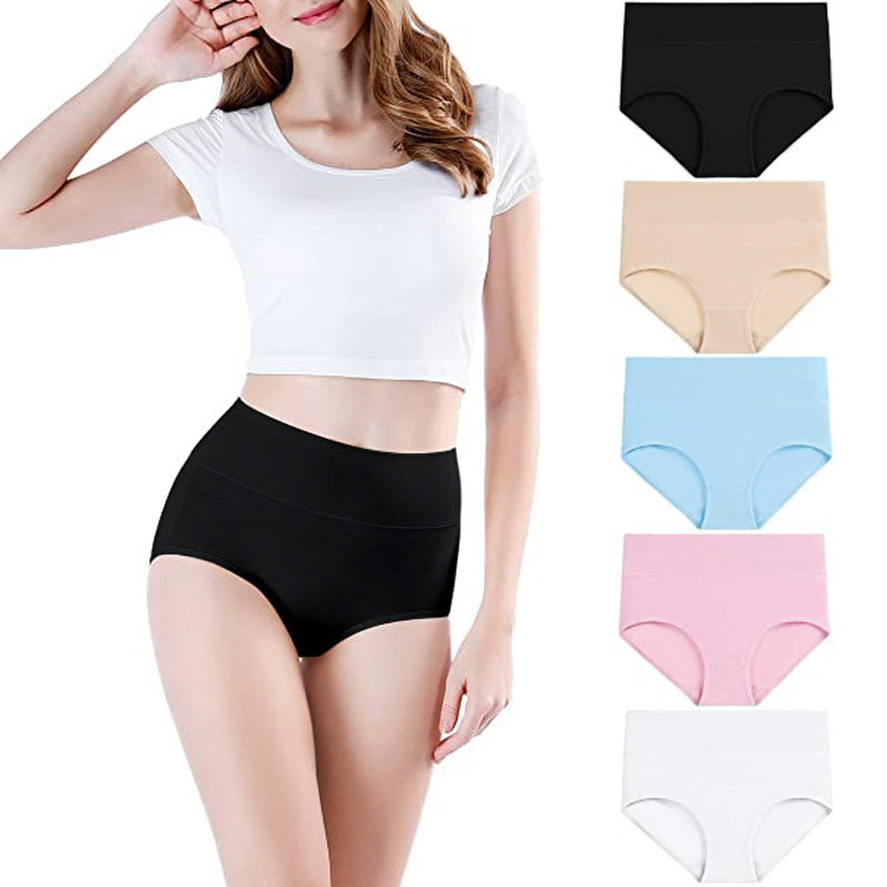 đBuy 1 Get 5 PacksâšPlus Size High-Waist Hip-Lifting Cotton Panties for Women