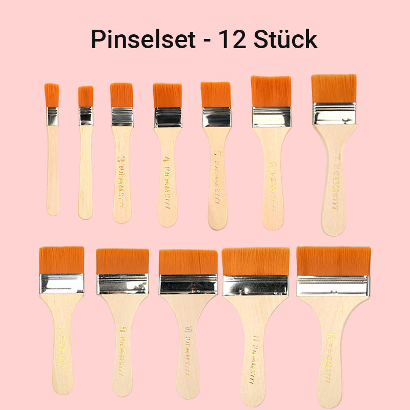 Chip-Pinselset für Farben, Beizen, Lacke, Klebstoffe
