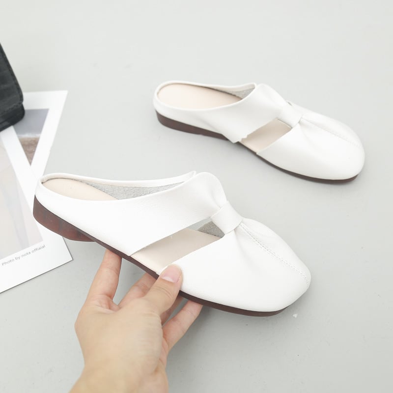 🌸Frühjahrsangebote🌸 Flache Pantoletten im Ausgeschnittenes Design