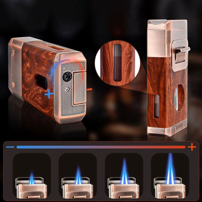 All-in-One Torch Lighter with Built-in Cutter