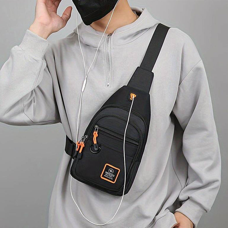 Waterproof Multi-pocket Crossbody Sling Bag