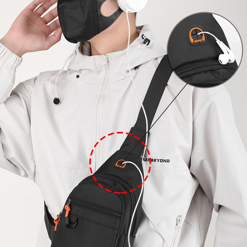 Waterproof Multi-pocket Crossbody Sling Bag