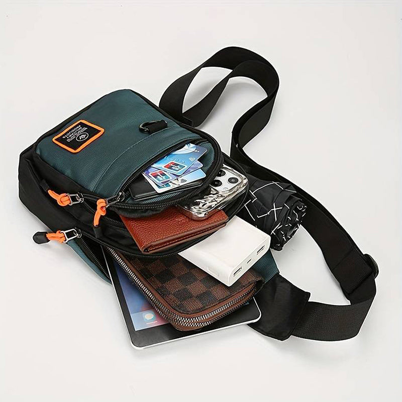 Waterproof Multi-pocket Crossbody Sling Bag