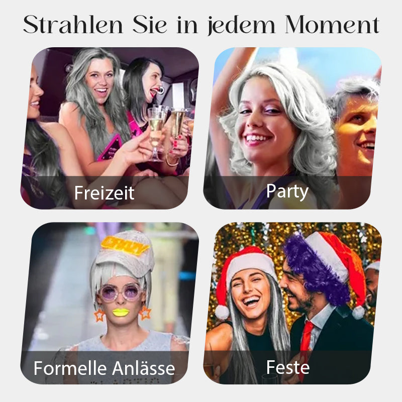 2-in-1-Silber-Haarfarbe mit natürlichem Essenz-Extrakt