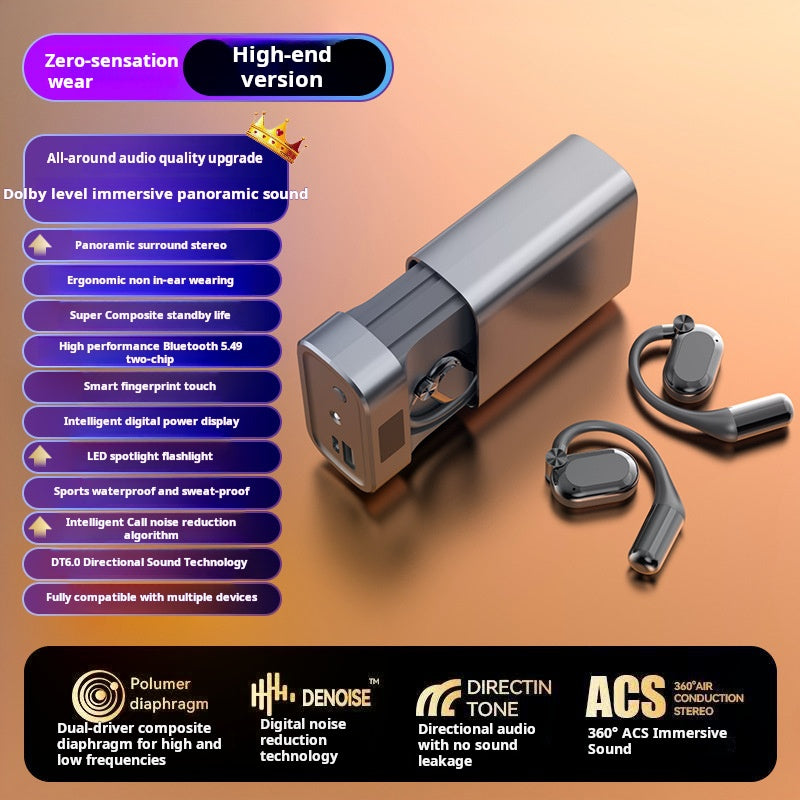 đ§ 50 % Rabatt â Kabellose Open-Ear-Clip-Kopfhörer â leicht, komfortabel & mit langer Akkulaufzeit â ideal fĂŒr Sport & Alltag đ