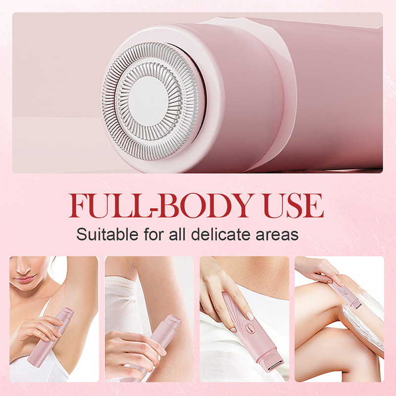 š Tragbarer elektrischer Epilator mit Doppelkopf āØā”