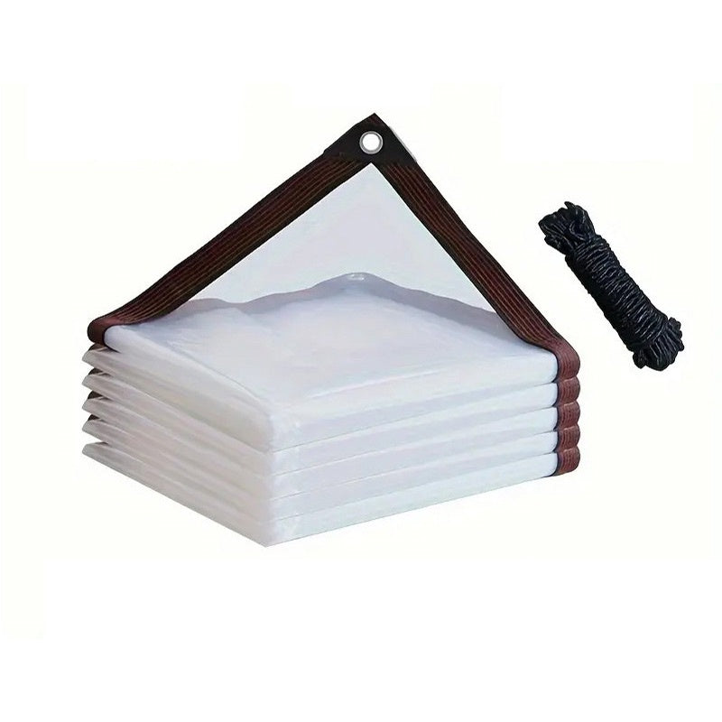 🏕️ 50% RABATT! 🌧️ Hochbelastbare transparente wasserdichte Isolierplane – Reißfest, wetterfest & vielseitig – Ideal für Camping, Bau & Schutzabdeckungen 🛡️