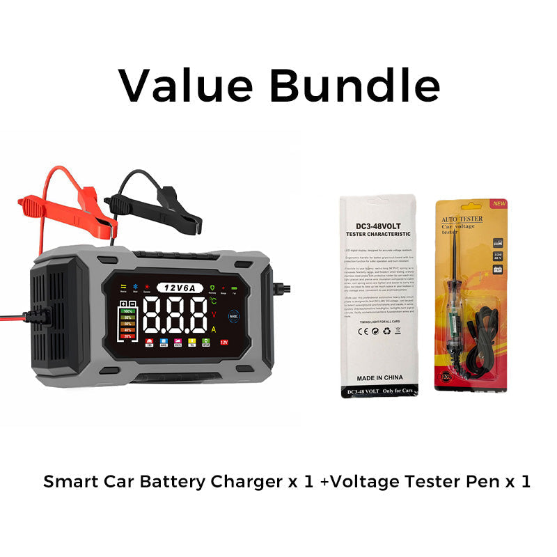 đąđą50 % RABATT !! â°Zeitlich begrenztes Angebot-Intelligentes 12-V-AutoladegerĂ€t mit 6 A und Impulsreparaturfunktion