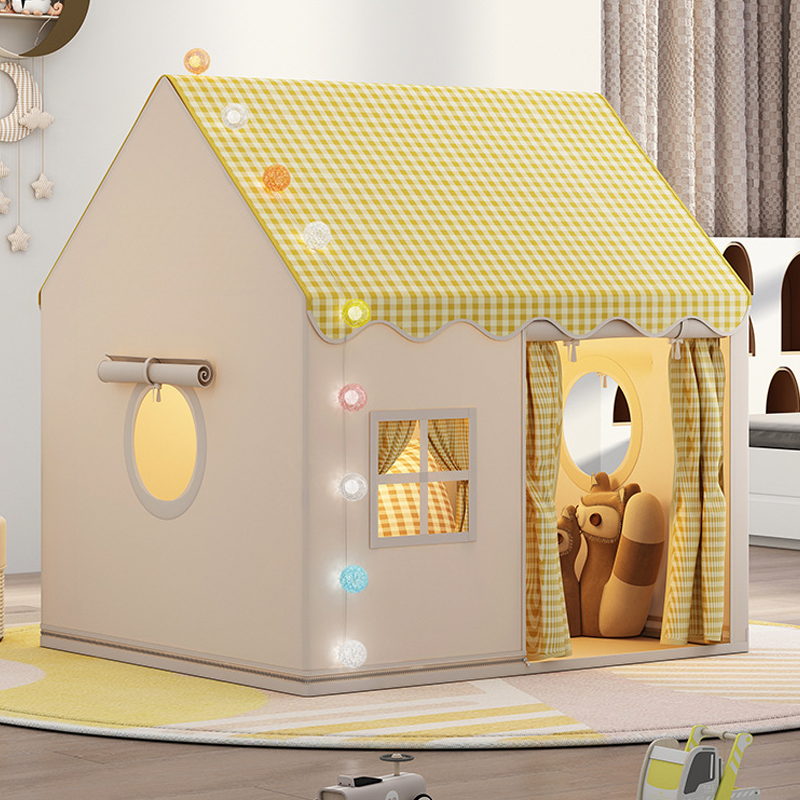 ⏰ Kinderspielzelt „Schloss“ – Geräumig und einfach aufzubauen – Atmungsaktiver Stoff, ideal für Spaß drinnen und draußen – regt zum fantasievollen Spielen an ✨🧸