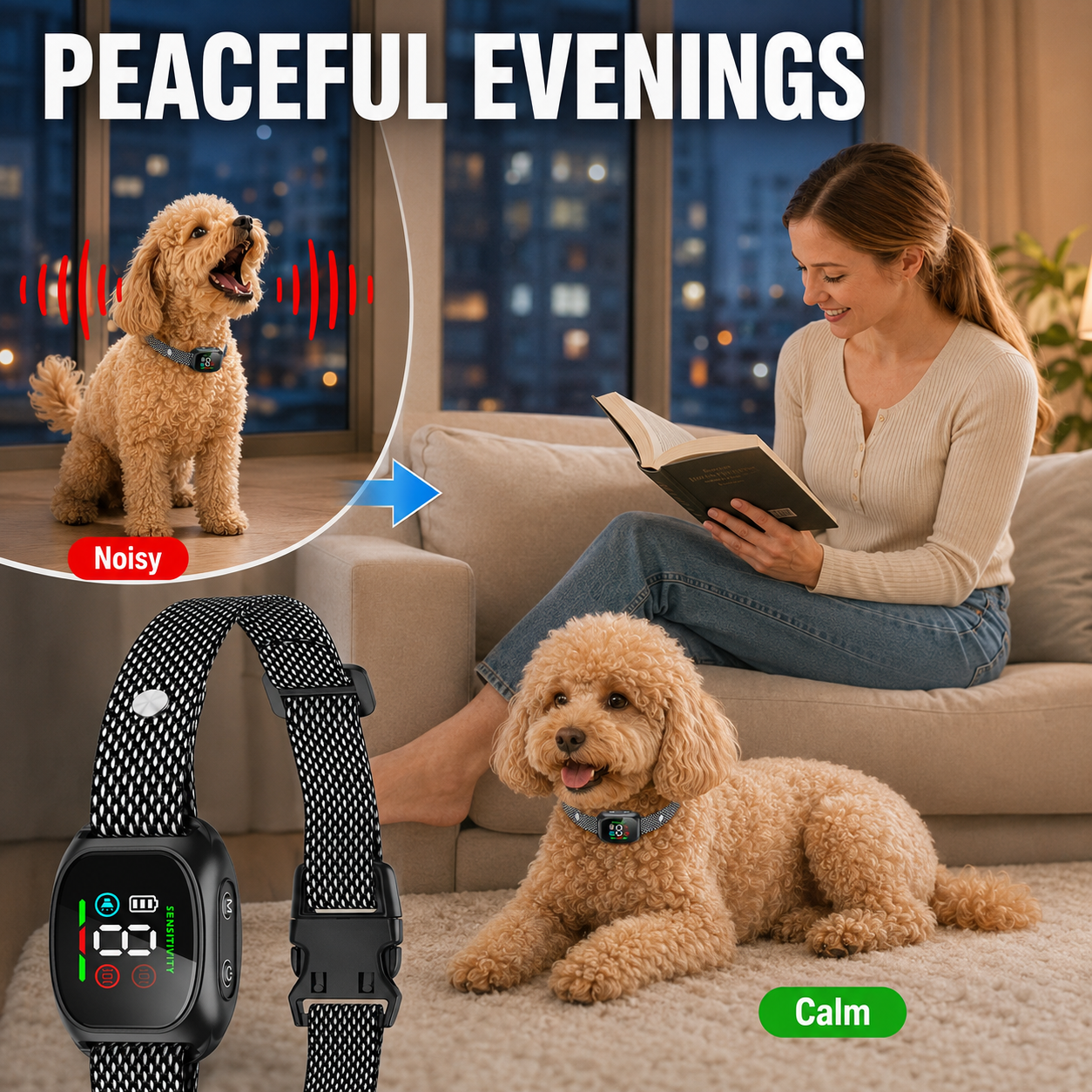 🥳2026 HEISSE VERKAUFSANGEBOTE🥳💞50.000 VERKAUFT! 🛡️🐾 50% RABATT! Anti-Bell-Halsband – Intelligente Anti-Fehlauslösung filtert andere Beller heraus. IP67 wasserdicht & USB aufladbar – sorgenfreies Training überall! 💦✅