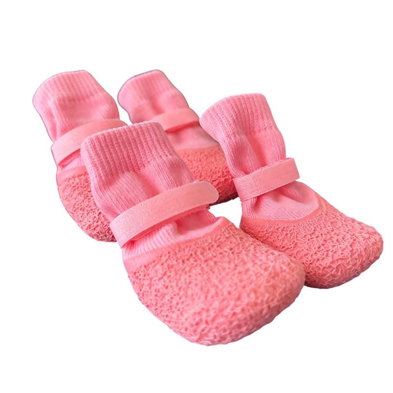 Rutschfeste wasserdichte Haustier-Schuhsocken