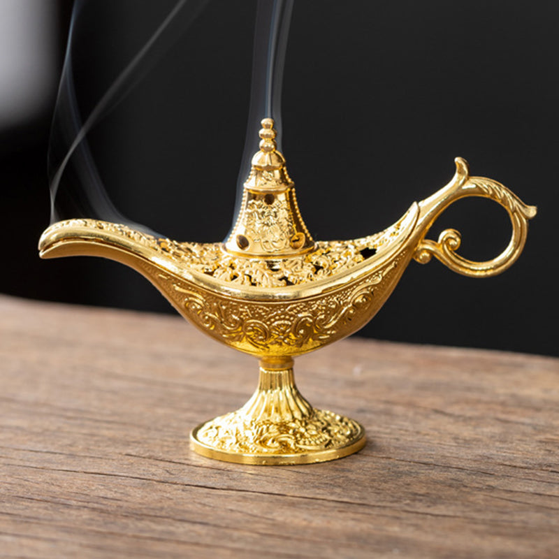 đ„ 1+1 GRATIS!! đȘ Retro Aladdin-Wunderlampe RĂ€uchergefĂ€Ă, Vintage Aroma Diffuser