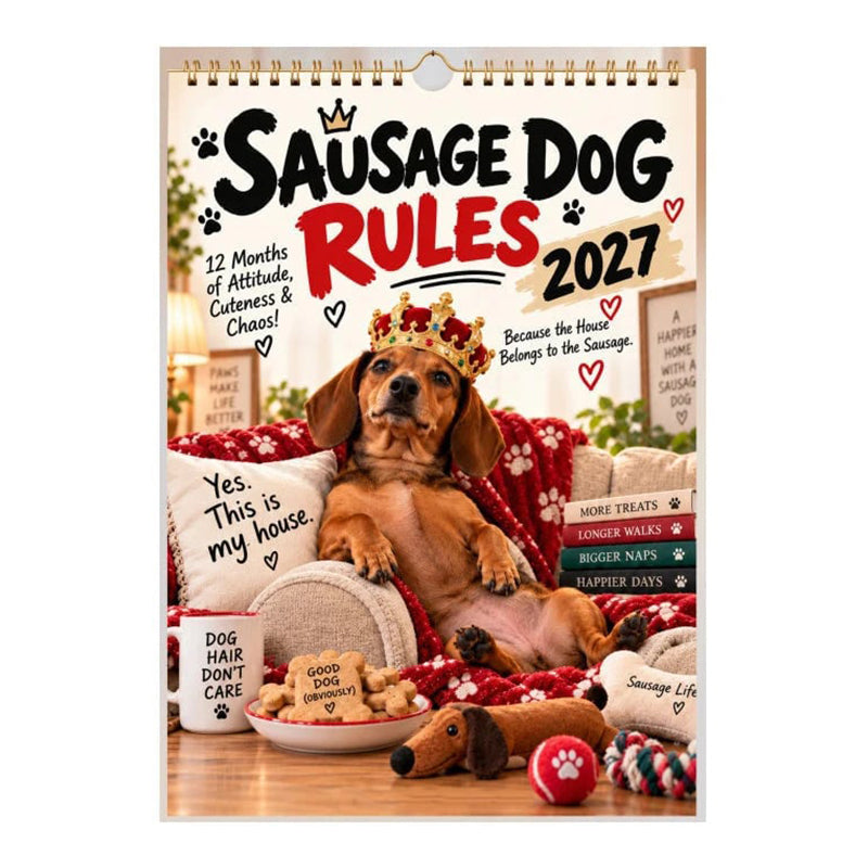 đ50 % Rabatt!!đ¶Kalender mit verspielten Dackeln fĂŒr 2027