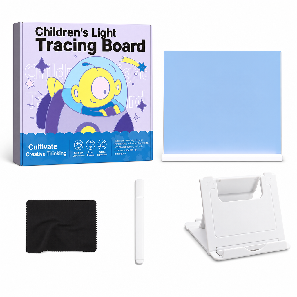 đš Zeichnen & Lernen leicht gemacht! â Leuchtendes LED-Tracing-Board fĂŒr Kinder â einfach Vorlagen nachzeichnen & spielerisch lernen â perfekt fĂŒr zu Hause & unterwegs âšđ