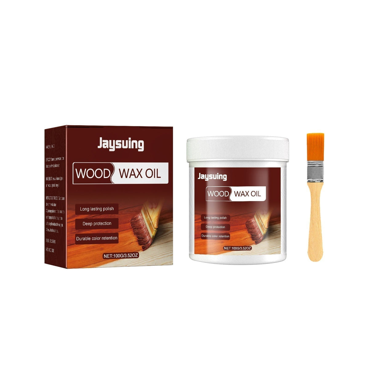 Matte oder verschmutzte Holzflächen? – Scomeri Holzreiniger & Glanzpolitur – reinigt gründlich, bringt neuen Glanz & enthält eine hochwertige Bürste – 99 g (3,5 oz) ✨