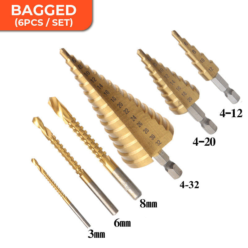 🎁Heißer Verkauf 50% RABATT⏳Titanbeschichtete Bohrer-Set