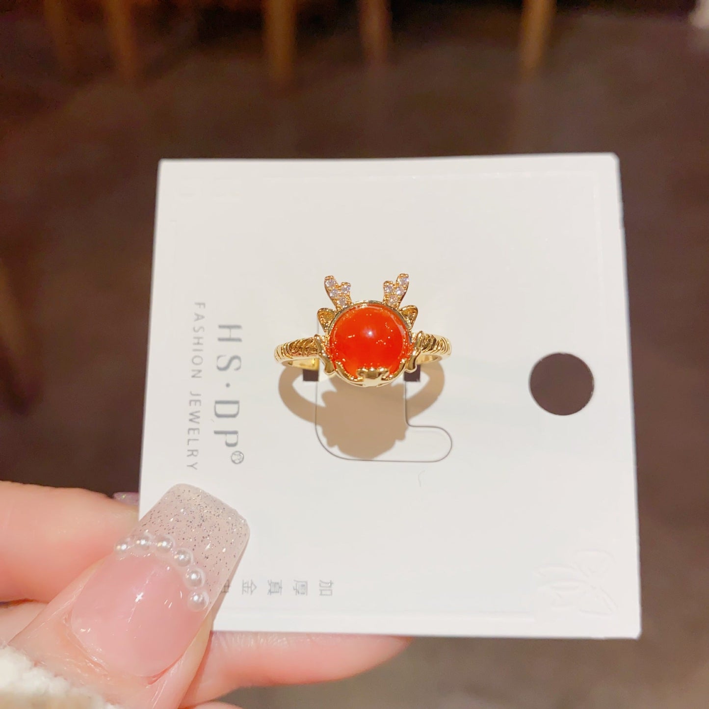 Women’s Cute Dragon Lucky Ring