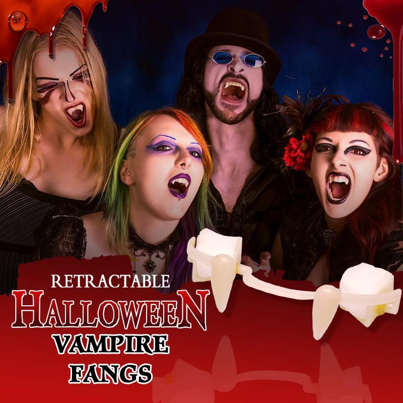 (Heißer Verkauf)Rückziehbare Halloween Vampirzähne