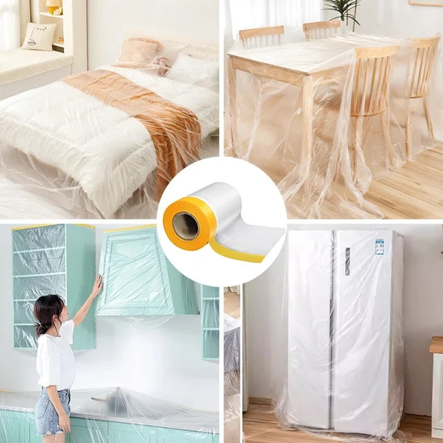 Möbel staubdicht Einweg-Schutzfolie🔥🤩(Großer Verkauf⛄BUY 2 Get 5% OFF)