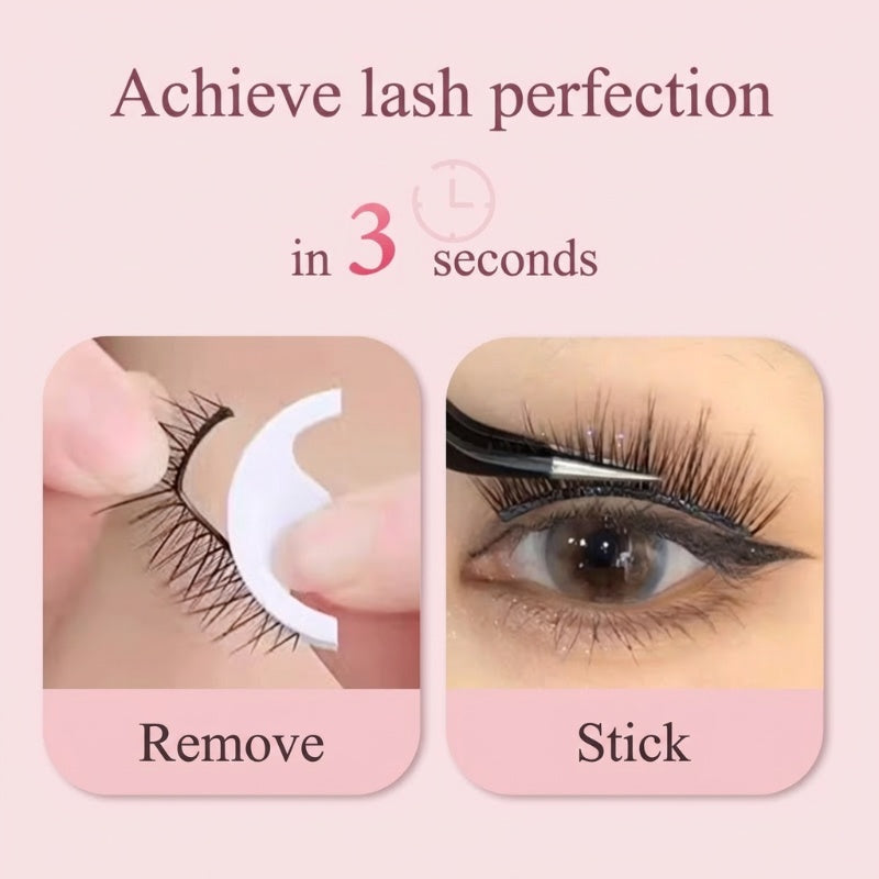 ⏳Zeitlich begrenztes Angebot: 3 Stück zum Einzelpreis von nur €3,99!!🌸 Selbstklebende, wiederverwendbare falsche Wimpern – in 3 Sekunden befestigt, kein Kleber nötig