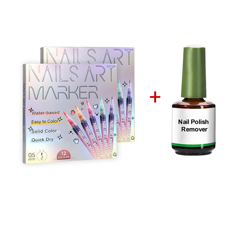 🎁 Hot Sale 50 % RABATT ⏳🎨 12 Farben Nagelkunst-Stifte-Set