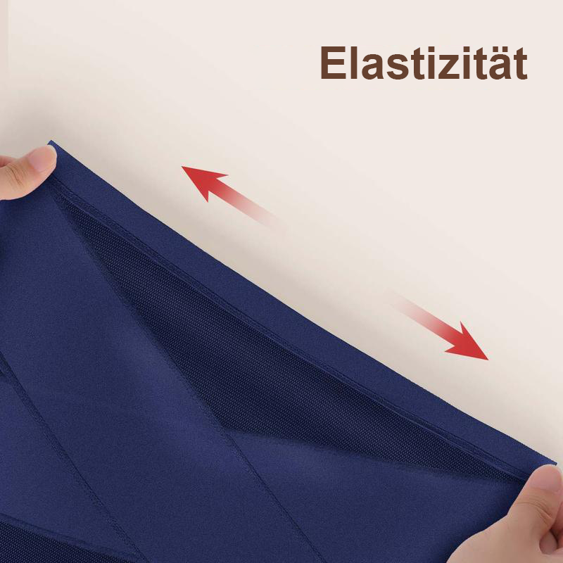 Übergrößen hochgeschnittene Bauchkontroll-Slips mit Kreuz-Design