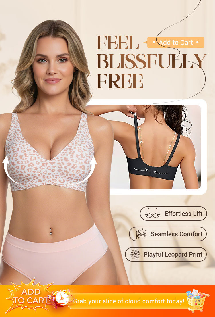 💕  – der ultra-bequeme, drahtlose Damen-BH: nahtlos, Tief-V & Push-Up