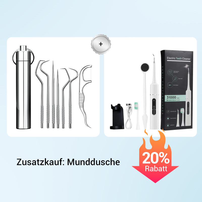 💥Halber Preis⚡Edelstahl-Zahnstocher-Set | Hygienisch & Langlebig 🦷✅