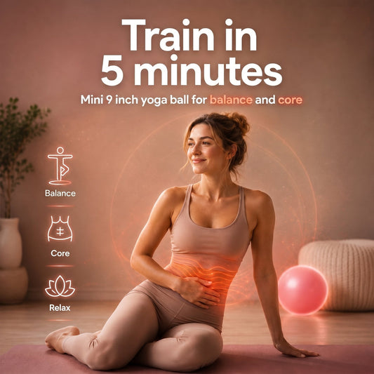 🤸⚽ 15 cm Pilates ball – Explosion-proof yoga ball with honeycomb pattern🧘