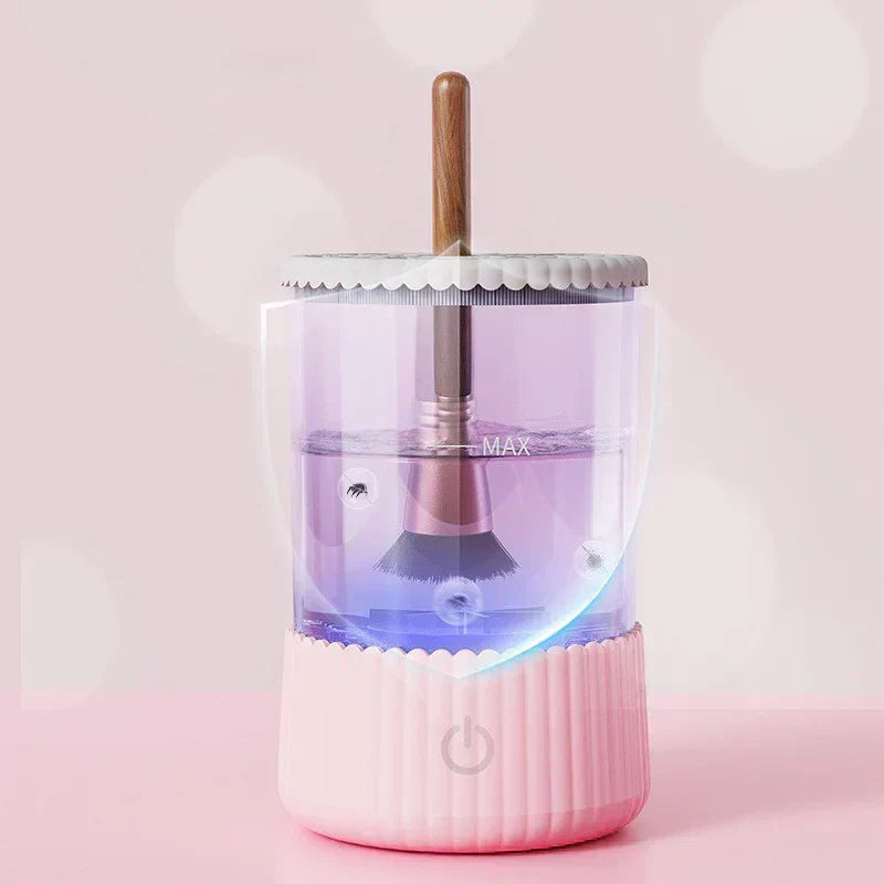 💖 50% RABATT! ✨ AUTOMATISCHER MAKE-UP-PINSELREINIGER - Tiefenreinigung in 3 Minuten, kompakt & tragbar für Reisen, USB-Aufladung mit leisem Betrieb 🌸🚿