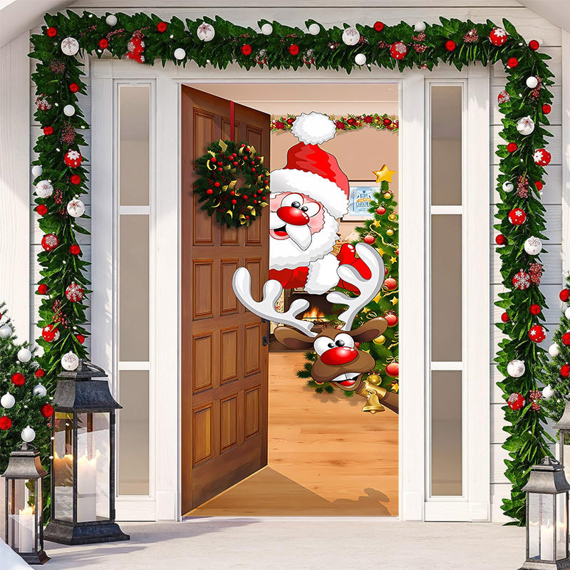 🎅 Weihnachtszauber an der Haustür! – Festliche Weihnachtsdekoration für Tür & Eingang – bringt sofort Weihnachtsstimmung & ist einfach anzubringen 🎄✨