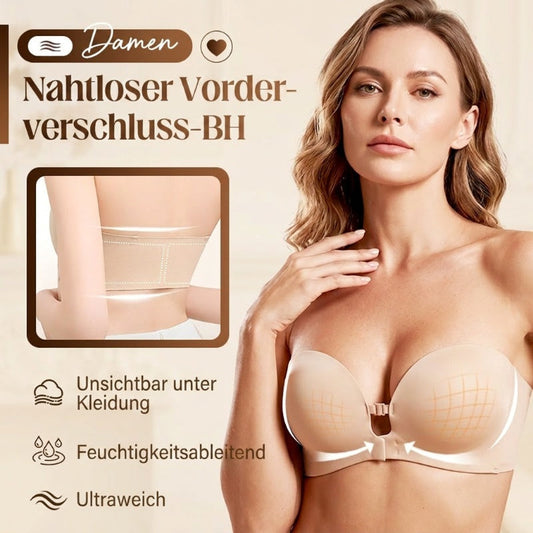 Nahtloser BH mit Frontverschluss und verstellbaren Trägern