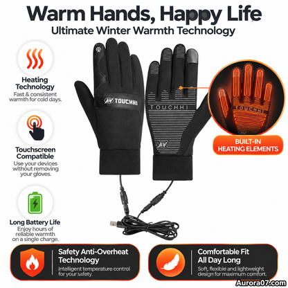 🧤 USB-betriebene beheizbare Winterhandschuhe