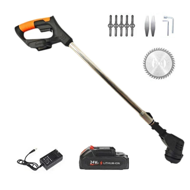 🔥50% RABATT! 💥🌿 1500-W-Elektro-Rasentrimmer – verstellbar und mit mehreren Messern für Gärten, Rasenflächen und Felder