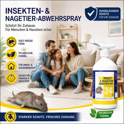 🐀Jetzt 50 % Rabatt! ✨Allzweck-Nagerabwehrspray – Ungiftig und sicher für den Innenbereich