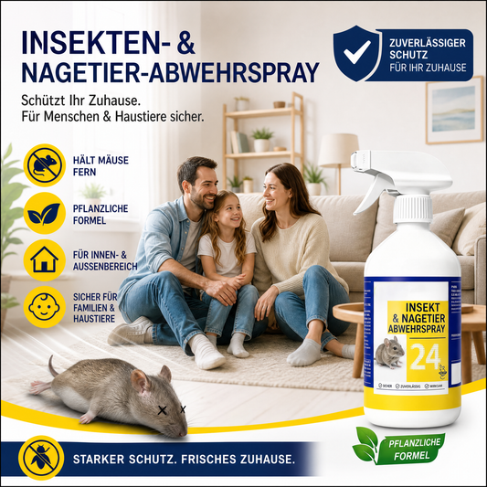 🐀Jetzt 50 % Rabatt! ✨Allzweck-Nagerabwehrspray – Ungiftig und sicher für den Innenbereich