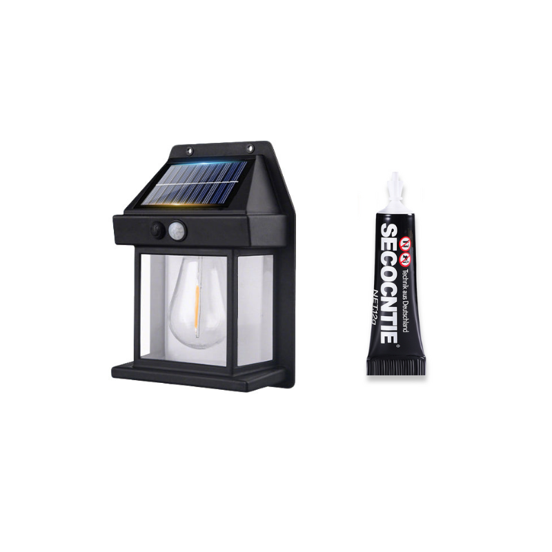 🎁 50 % RABATT! 💡 SOLAR-WANDLEUCHTE – Bewegungssensor & wetterfest 🌟🛒
