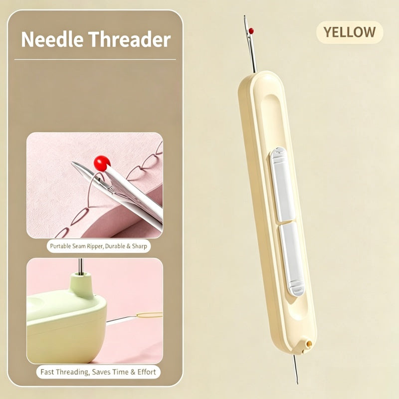 🧵 2-in-1 Nadeleinfädler & Nahttrenner – einfaches Einfädeln, sauberes Auftrennen und praktische Handhabung für Nähen, Basteln und Reparaturen ✨