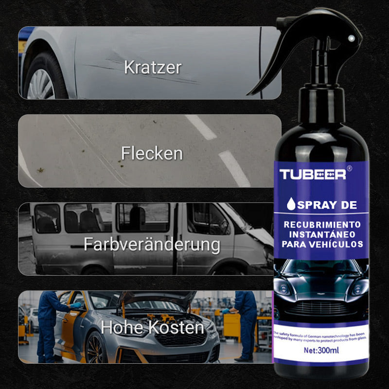 Sofortige polierende Fahrzeugbeschichtung