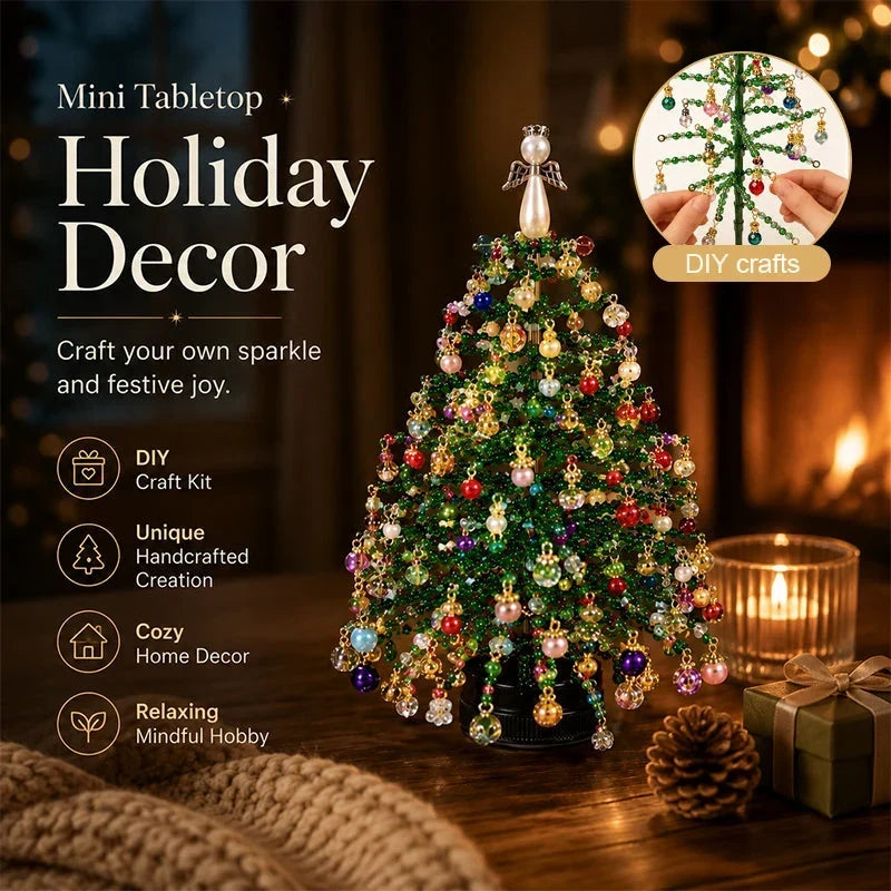 🎄✨ DIY-Set für den Weihnachtsbaum mit Perlen – 🎅 Gestalte deine eigene funkelnde Weihnachtsdekoration