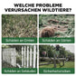 Solarbetriebene Tierabwehr-Warnlichter mit lautem Alarm