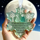 🎄Weihnachts-Vorverkauf €3.69!!☃️🌊Schneeflockenförmige Meerglas-Freundschaftsdeko❄✨ Von der Natur geformt & von Hand gefertigt!