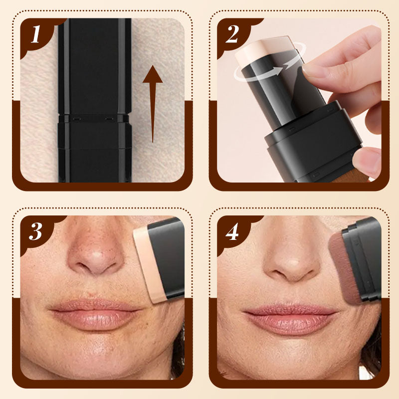 💗LETZTER TAG – KAUF1 ERHALTE 1 GRATIS💗Leichter & feuchtigkeitsspendender Foundation Stick mit Applikator
