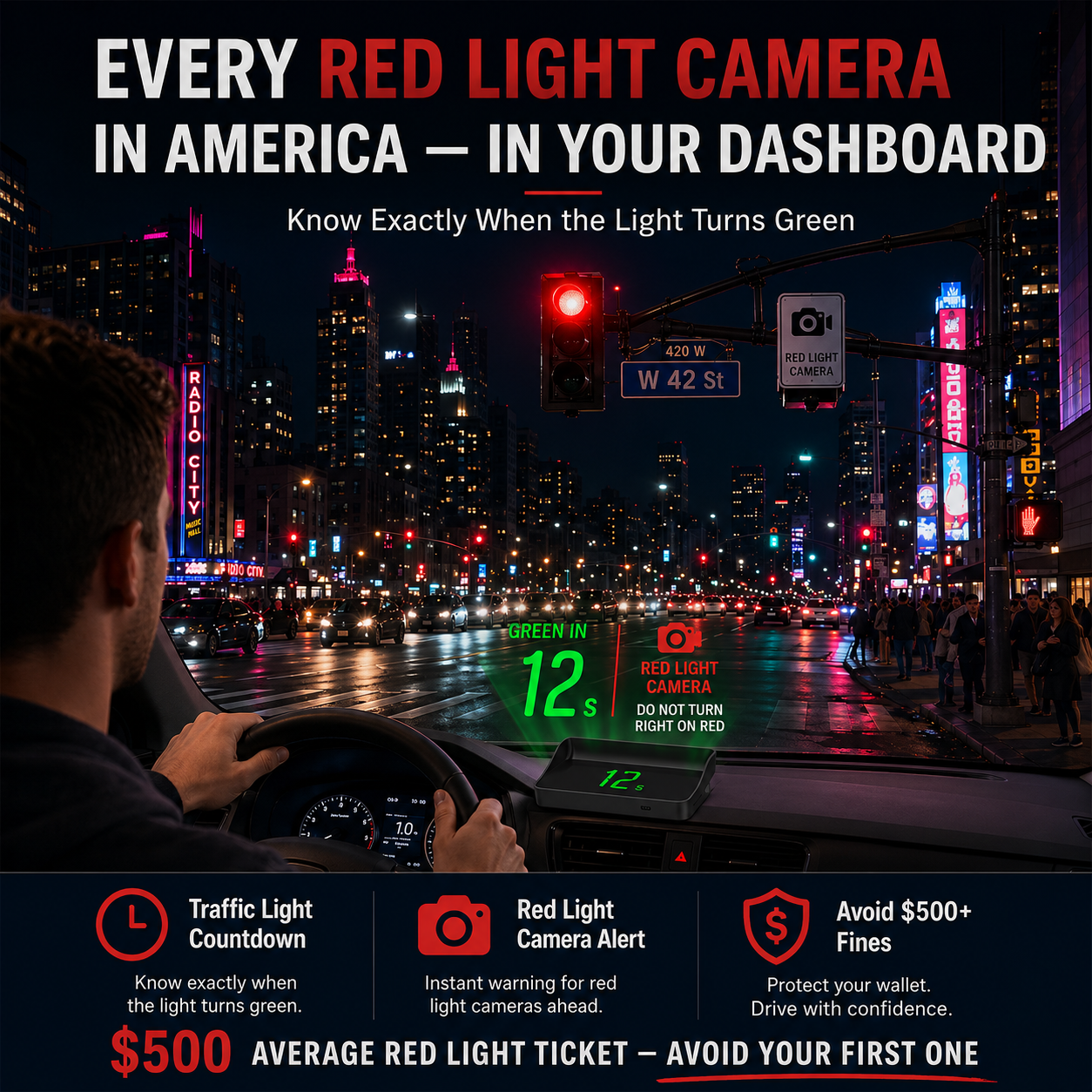 Head-Up-Display (HUD) Auto-GPS Digitaler Tachometer