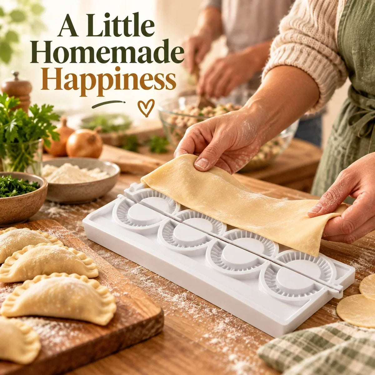 🎁Neuheiten 50% RABATT💥PIEROGIES Teigtaschenformer – Küchen-Knödelform & Teigtaschenpresse