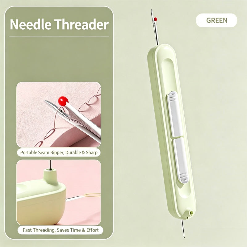 🧵 2-in-1 Nadeleinfädler & Nahttrenner – einfaches Einfädeln, sauberes Auftrennen und praktische Handhabung für Nähen, Basteln und Reparaturen ✨