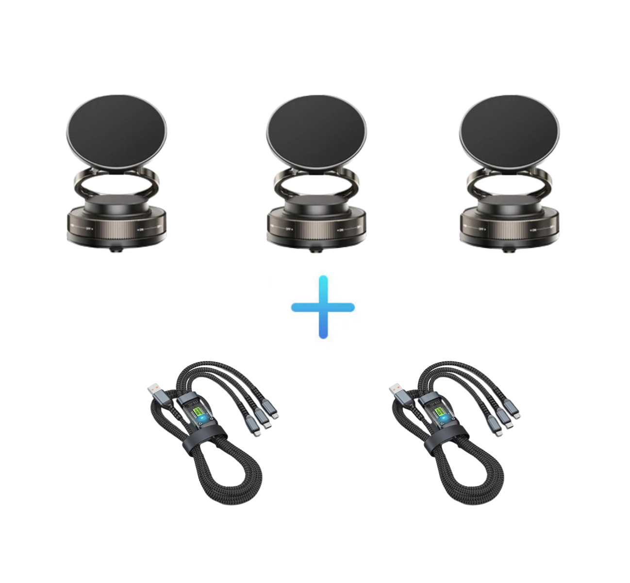 🔥📱Mehr kaufen mehr sparen🔄360° verstellbarer magnetischer Handyhalter mit Saugnapf