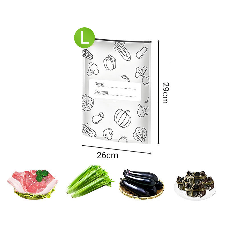 ✨ 🔥 1+1 gratis 【20 Stück】 🔥 Wiederverwendbare, verschließbare Aufbewahrungsbeutel aus Aluminiumfolie – Lebensmittelecht, auslaufsicher & vielseitig – Ideal für Frische & Ordnung in Küche & Haushalt 🏠